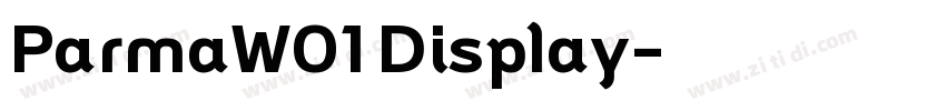 ParmaW01 Display字体转换